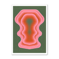 modern wavy abstract canvas wall art aesthetic posters roomtery