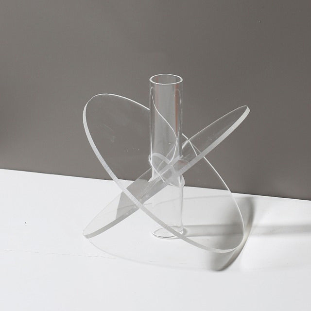 aesthetic acrylic colorful vase desk decor roomtery