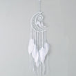 White Moon Feather Dreamcatcher