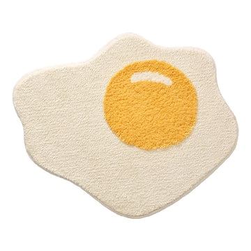 Fried Egg Accent Rug