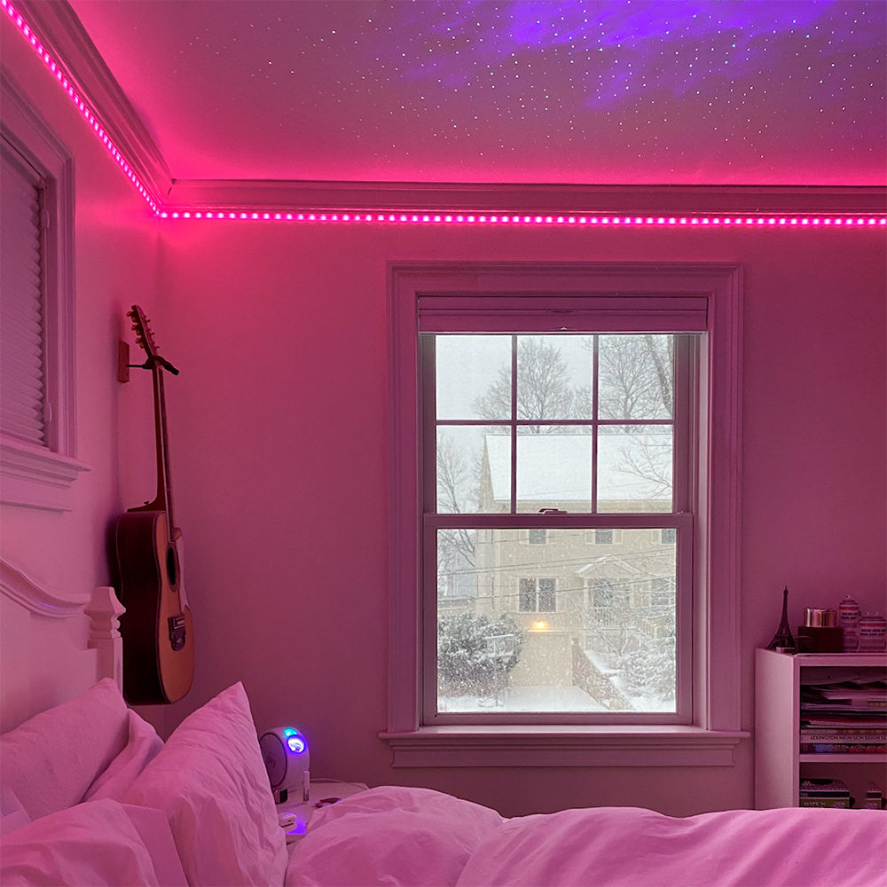 aesthetic room ambient light led strip indie alt room roomtery