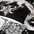 aesthetic bedroom moon child black and white moon bedding set roomtery
