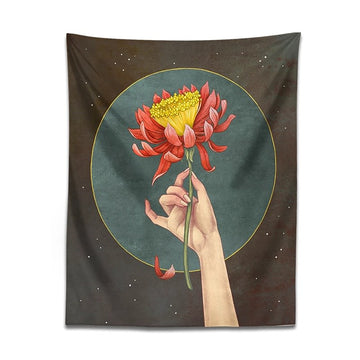 The Red Flower Tapestry