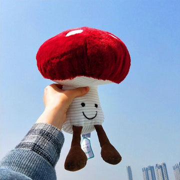 Red Mushroom Pillow Toy