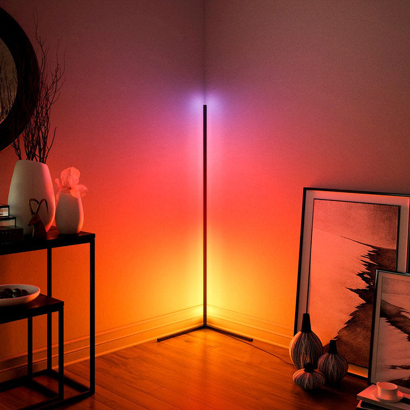 smart ambient lighting corner led stand aesthetic room decor