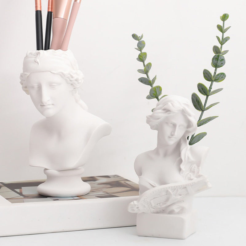 Fashion Luxury Handbag Ceramic Art Vase Mini Flower Pot Pastel Chic Home  Decor