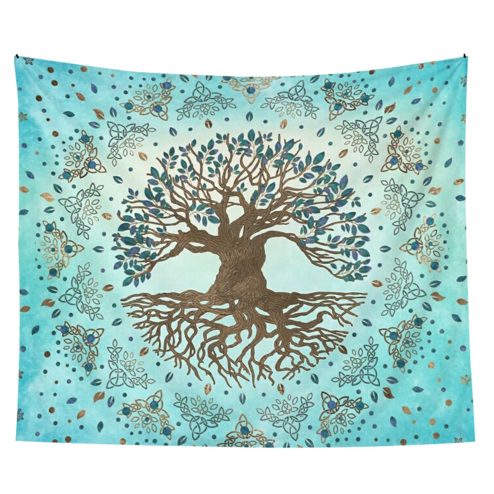 azure wall art print aesthetic tapestry roomtery