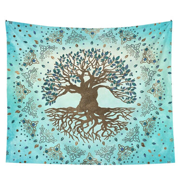 azure wall art print aesthetic tapestry roomtery