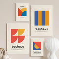 bauhaus modern gallery wall art canvas posters wall decor roomtery