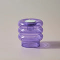 bright color bubble glass vase tealight candle holder danish pastel aesthetic roomtery