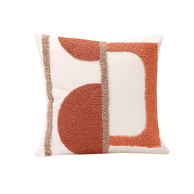 boho aesthetic arc tufted cushion covers pillow cases room decor roomtery