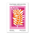 bright pink wall art matisse gallery wall canvas posters roomtery