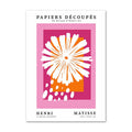 bright pink wall art matisse gallery wall canvas posters roomtery