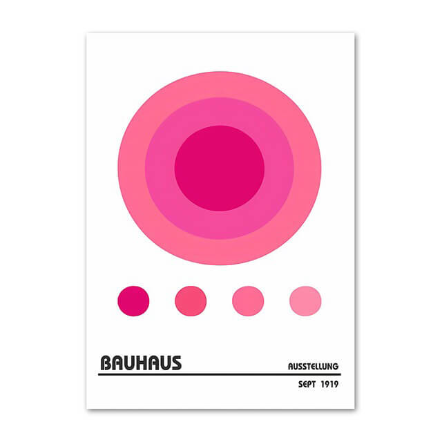 bright pink wall art matisse gallery wall canvas posters roomtery