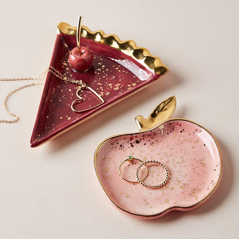 aesthetic ceramic jewelry tray organizer roomtery