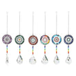 Chakra Circle Crystal Suncatcher