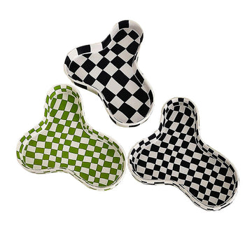 Checkered Ceramic Jewelry Organizer