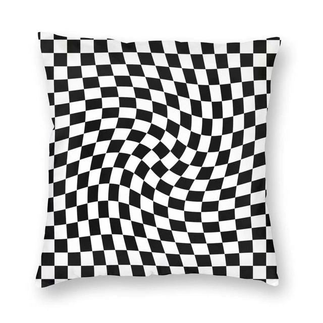 checkered purple pillowcase indie room aesthetic decor roomtery