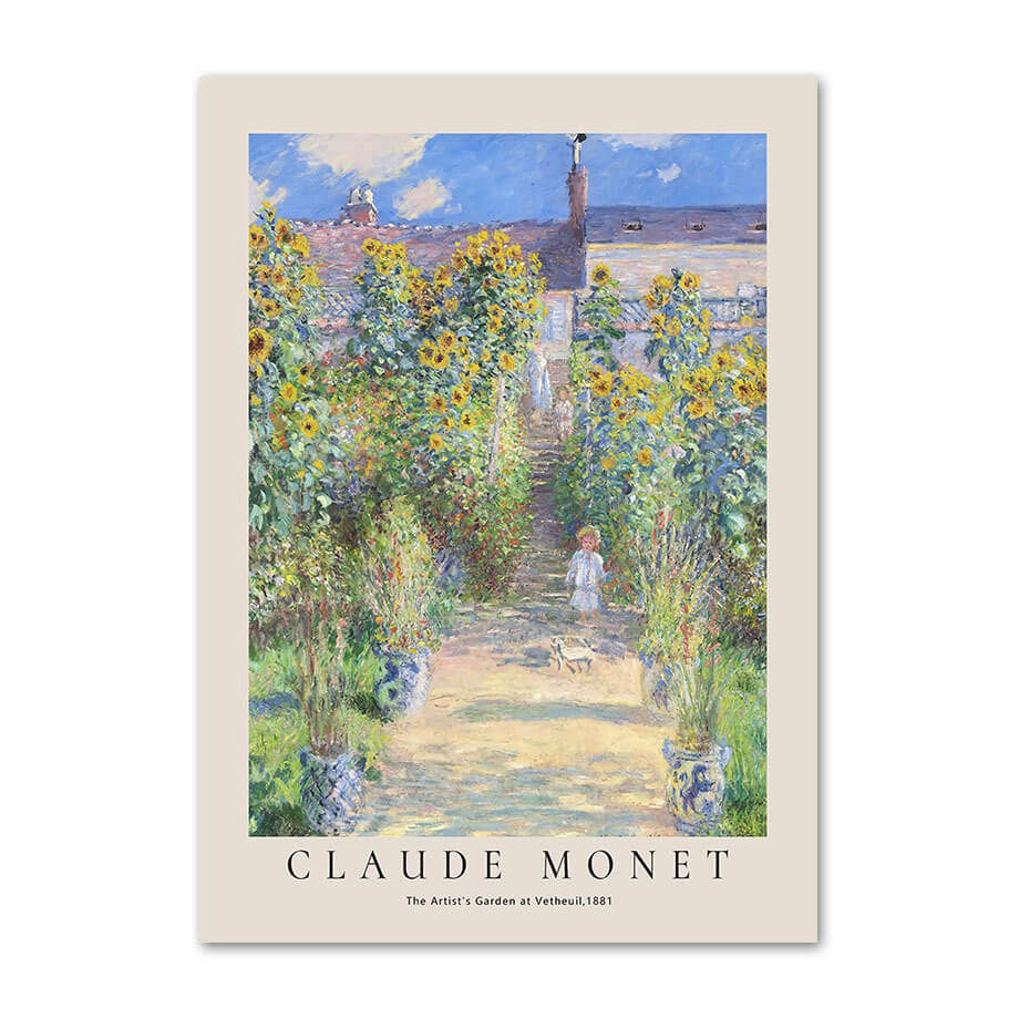 claude monet impressionist prints gallery wall art aesthetic posters roomtery
