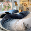 cute pastel color gradients bedding set roomtery