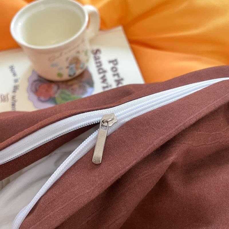 cute pastel color gradients bedding set roomtery