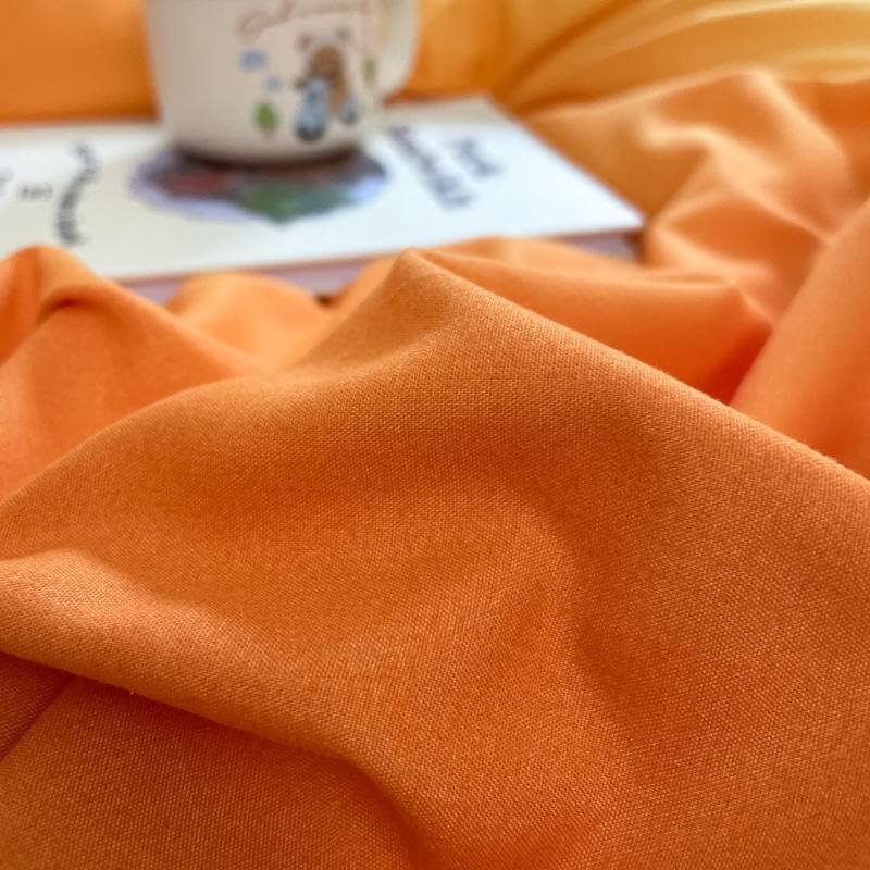 cute pastel color gradients bedding set roomtery