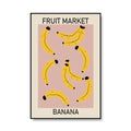 colorful fruits print market canvas posters wall art aesthetic decor roomtery