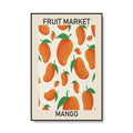 colorful fruits print market canvas posters wall art aesthetic decor roomtery