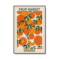 colorful fruits print market canvas posters wall art aesthetic decor roomtery