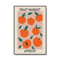 colorful fruits print market canvas posters wall art aesthetic decor roomtery