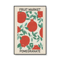 colorful fruits print market canvas posters wall art aesthetic decor roomtery