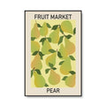 colorful fruits print market canvas posters wall art aesthetic decor roomtery