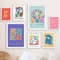 colorful matisse gallery wall art prints aesthetic posters roomtery