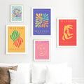 colorful matisse gallery wall art prints aesthetic posters roomtery