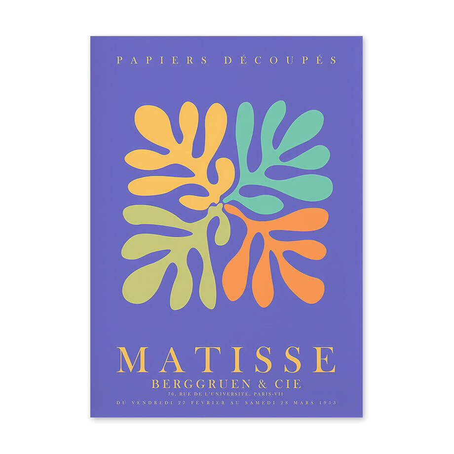 colorful matisse gallery wall art prints aesthetic posters roomtery