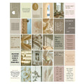 minimalist coquette aesthetic wall collage cards set roomtery