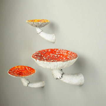 Mushroom Wall Shelf