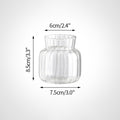 cottagecore aesthetic vintage ribbed style glass vase roommtery