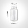 cottagecore aesthetic vintage ribbed style glass vase roommtery