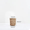 cottagecore aesthetic woven wicker basket storage and decor roomtery