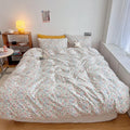 cottagecore aesthetic grandma flower pattern bedding set roomtery
