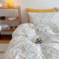 cottagecore aesthetic grandma flower pattern bedding set roomtery