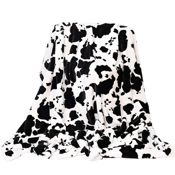 Cow Spots Fluffy Blanket