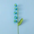 crochet bell flower artificial bouquet aesthetic decor roomtery