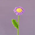 crochet daisy flower knitted bouquet aesthetic decor roomtery