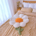 plush terry daisy flower seat cushion chair pad decor roomtery