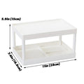 plastic mini desktop shelf organizer roomtery desk aesthetic decor