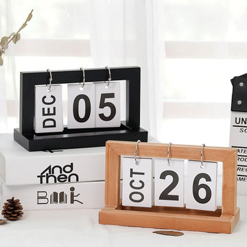 Flipping Desk Calendar