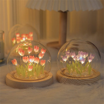 DIY Mini Tulip Flower Night Lights