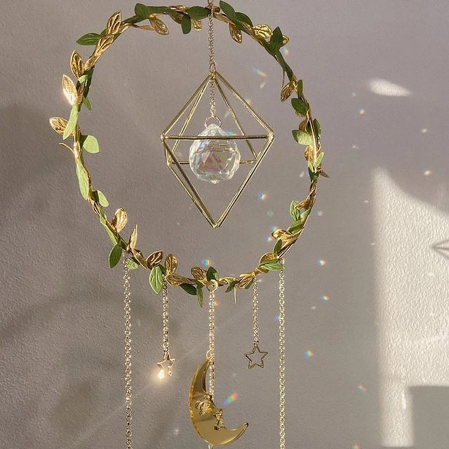 fairycore circle k9 crystal aesthetic suncatcher  roomtery
